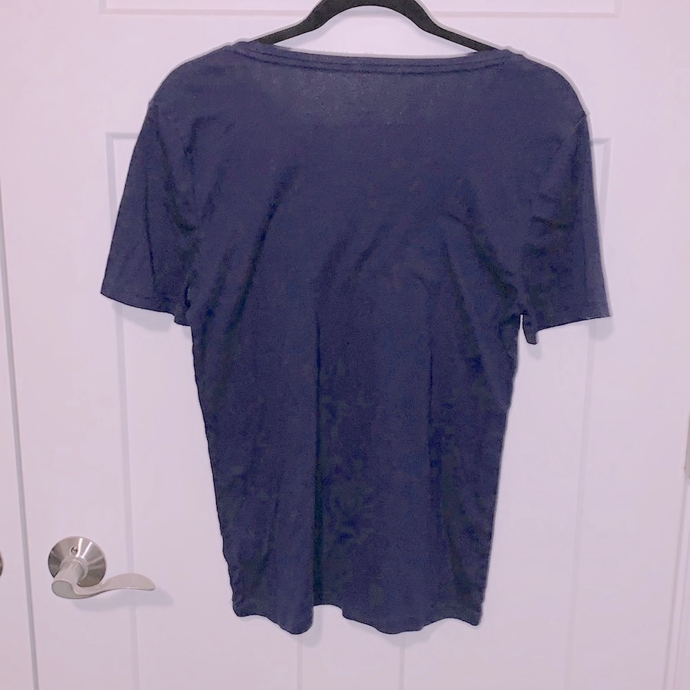 Solid Navy Soft Tee - Picture 2 of 3